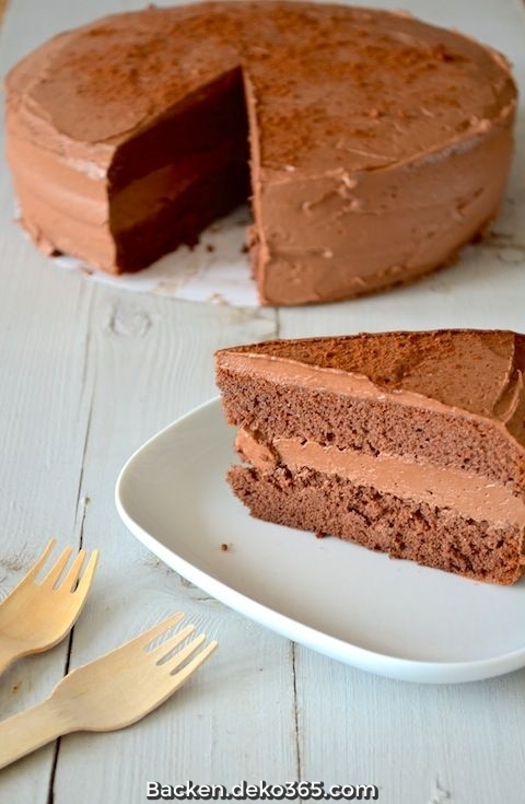 Doppelter Schokoladenkuchen — Backen.deko365.com